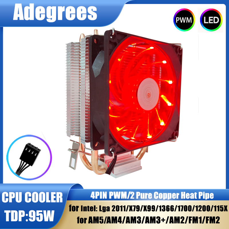 2 tubos de calor CPU Cooler To - Cpu Cooler reseña y precio