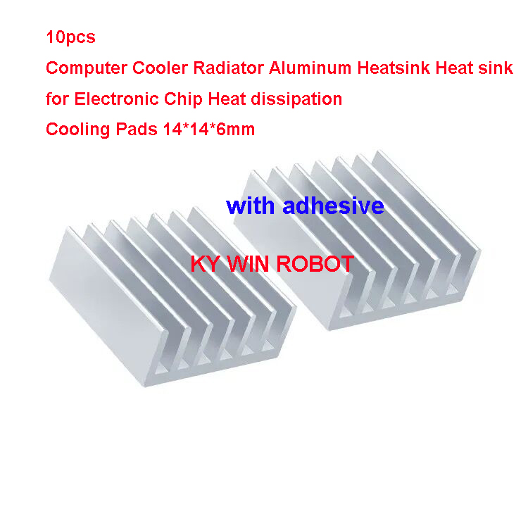 10 piezas de mini disipadores  - Heatsink reseña y precio