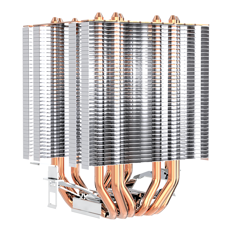Enfriador de CPU de 6 tubos de - Cpu Heatsink reseña y precio