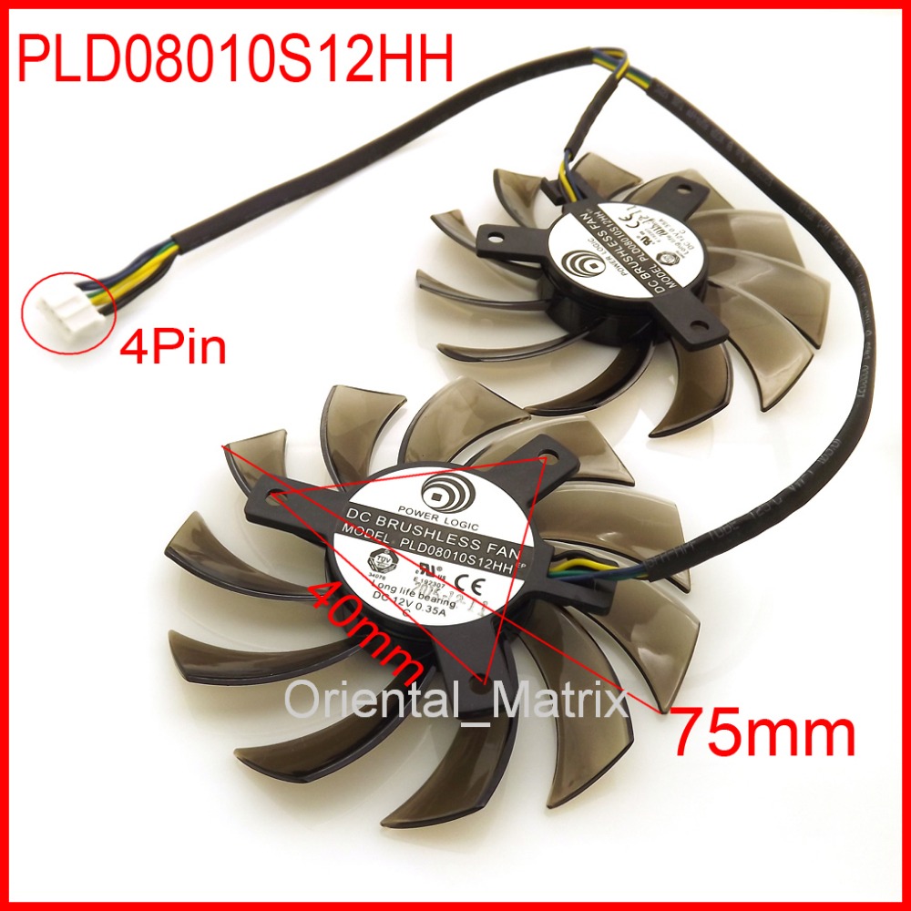 PLD08010S12HH 75mm 12V 0.35A p - Cpu Heatsink reseña y precio