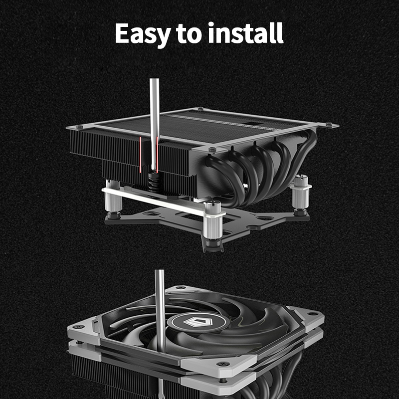 ID-COOLING IS-55 5 Heatpipe CP - Cpu Cooler reseña y precio